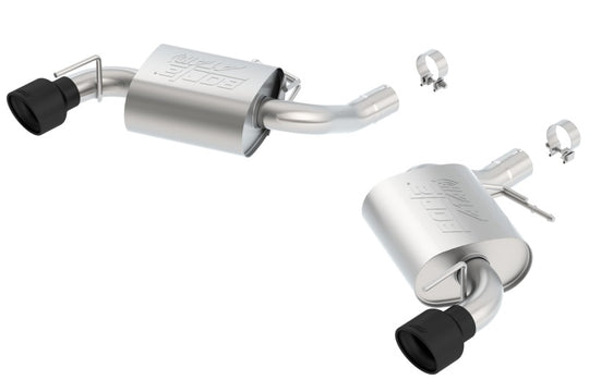 Borla 2016 Chevy Camaro SS V8 AT/MT ATAK Rear Section Exhaust w/o NPP Valves Ceramic Black - 11923CB