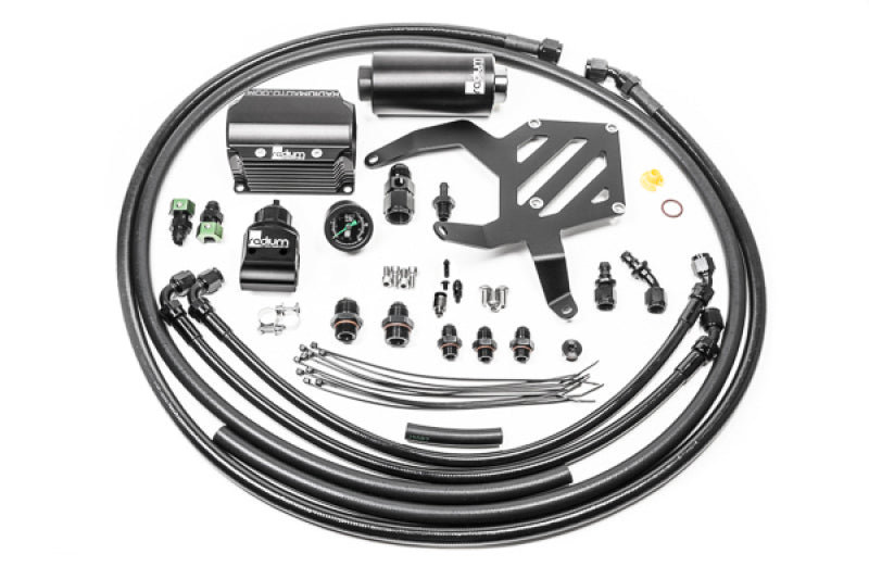 Radium Engineering FR-S/BRZ/GT86/GR86 Fuel Hanger Plumbing Kit w/ Stainless Filter - 20-0966-03
