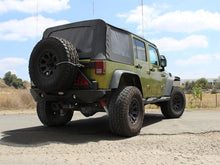 Load image into Gallery viewer, aFe Rebel Series Cat-Back 2.5in Dual Center Exit SS Exhaust w/ Black Tips 07-14 Jeep Wrangler V6 - 49-48054-B