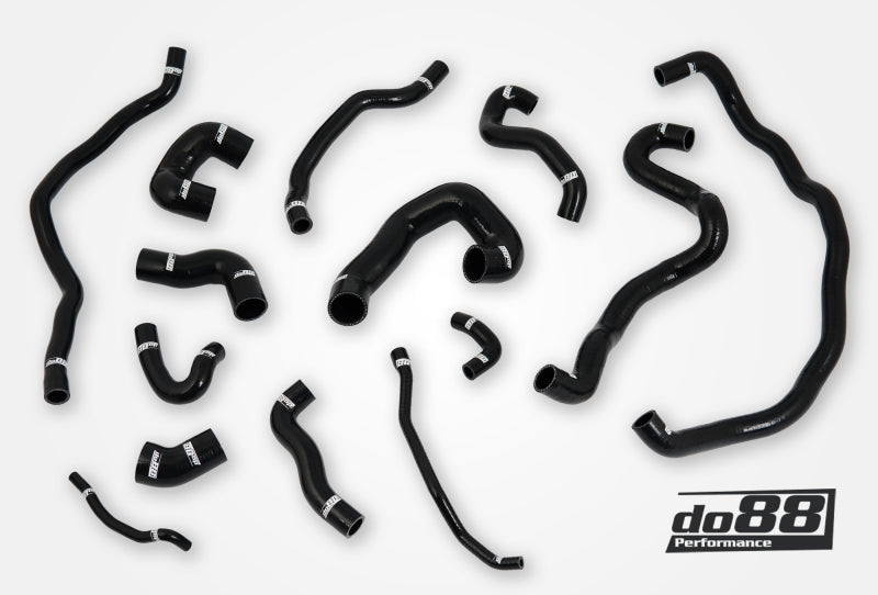 do88 07-10 BMW 135i/335i N54 (E82/E88/E9X) Coolant Hoses - Black - DO88-KIT222S