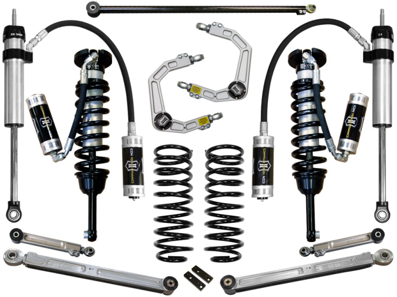ICON 2010+ Toyota FJ/4Runner 0-3.5in Stage 6 Suspension System w/Billet Uca - K53066