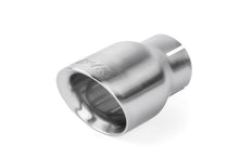 Load image into Gallery viewer, APR Double-Walled 3.5in Slash-Cut Tips - Brushed Silver - Set of 2 - TPK0007