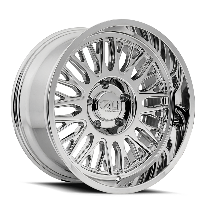 Cali Off-Road 9116 Vertex 24x14 / 8x170 BP / -76mm Offset / 125.2mm Hub Chrome Wheel - 9116-24470C