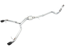 Load image into Gallery viewer, AWE Tuning Audi B9 A5 Track Edition Exhaust Dual Outlet - Diamond Black Tips (Includes DP) - 3020-33034