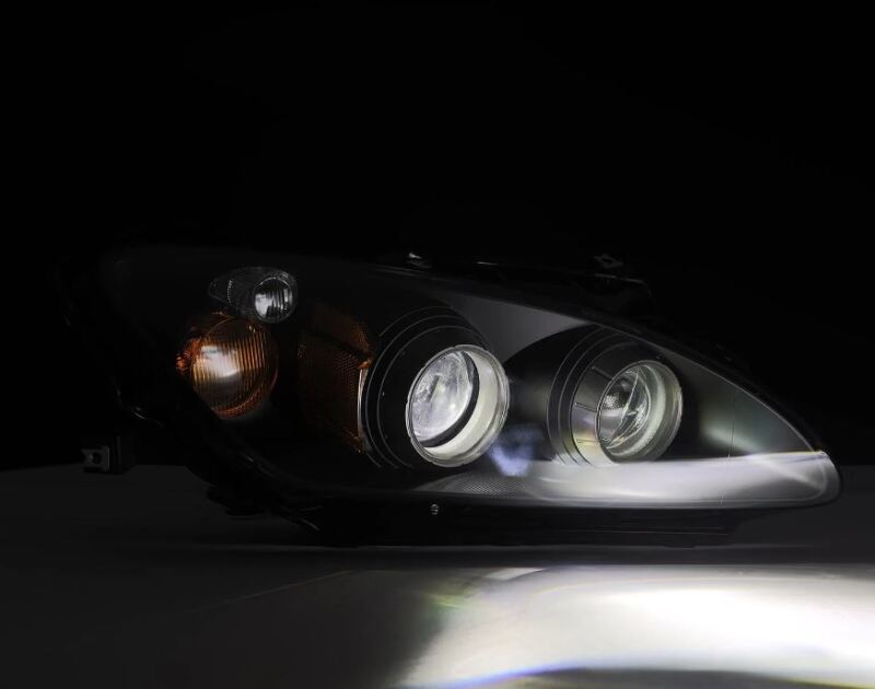 AlphaRex 99-09 Honda S2000 LUXX-Series Projector LED Headlights - Black - 880271