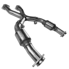 Load image into Gallery viewer, Kooks 99-04 Ford Mustang GT / Cobra 2 1/2in In x 2 1/2in OEM Out Cat SS X Pipe Kooks HDR Req - 11203240