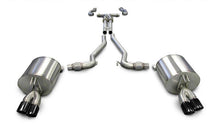 Load image into Gallery viewer, Corsa 2008-2009 Pontiac G8 GXP 6.0L V8 Sport Cat-Back w/ Dual 3in Black Tips - 14950BLK