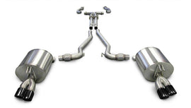 Corsa 2008-2009 Pontiac G8 GXP 6.0L V8 Sport Cat-Back w/ Dual 3in Black Tips - 14950BLK