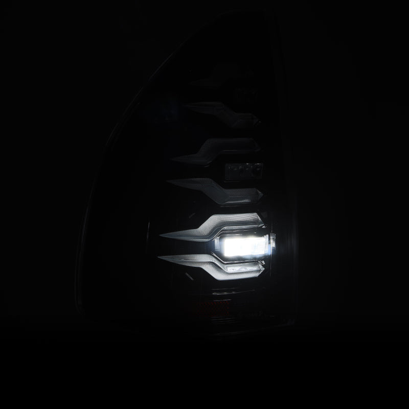 AlphaRex 14-21 Lexus GX470 Luxx-Series LED Tail Lights - Alpha-Black - 678012