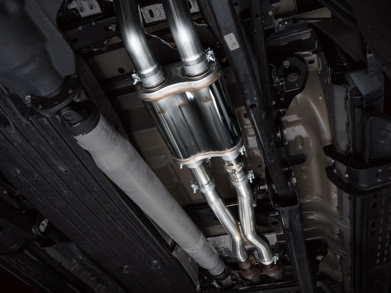 AWE Tuning Gen 3 Raptor R SwitchPath Exhaust - Chrome Silver Tips - 3025-32852