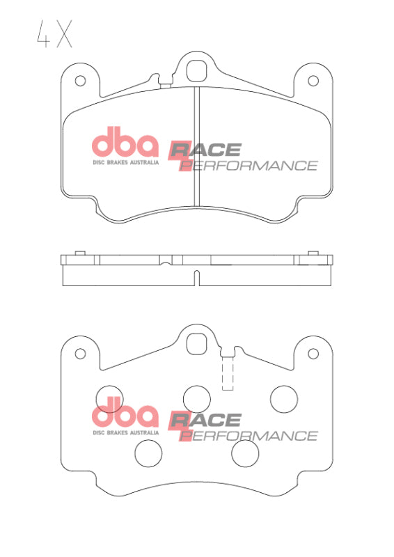 DBA 97-13 Porsche 911 996/99 RP Performance Front Brake Pads - DB1400RP