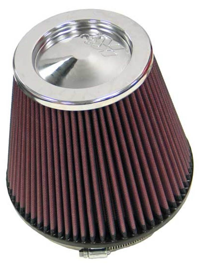 K&N Round Tapered Universal Air Filter 6in Flange ID x 7.5in Base OD x 5in Top OD x 6.5in Height - RF-1042