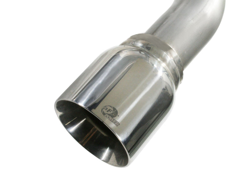 aFe 17-19 Audi A4 (B9) MACH Force-Xp 3in to 2.5in 304 SS Cat-Back Exhaust System-Dual Polished Tips - 49-36420-P