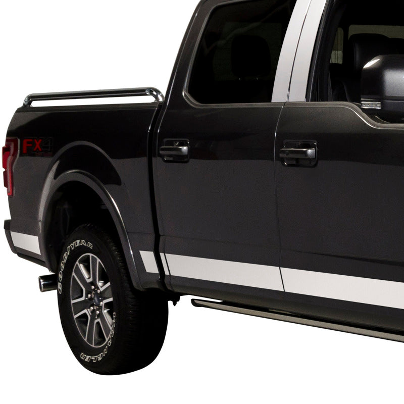Putco 09-14 Ford F-150 Super Crew 6.5 Short Box - 7in Wide - 12pcs Stainless Steel Rocker Panels - 9751417