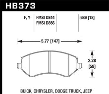 Load image into Gallery viewer, Hawk HPS Street Brake Pads - HB373F.689