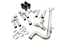 Load image into Gallery viewer, AWE Tuning Audi 8V S3 Track Edition Exhaust w/Diamond Black Tips 102mm - 3015-43150