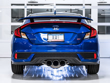 Load image into Gallery viewer, AWE Tuning 2016+ Honda Civic Si Touring Edition Exhaust w/Front Pipe &amp; Triple Chrome Silver Tips - 3015-52012