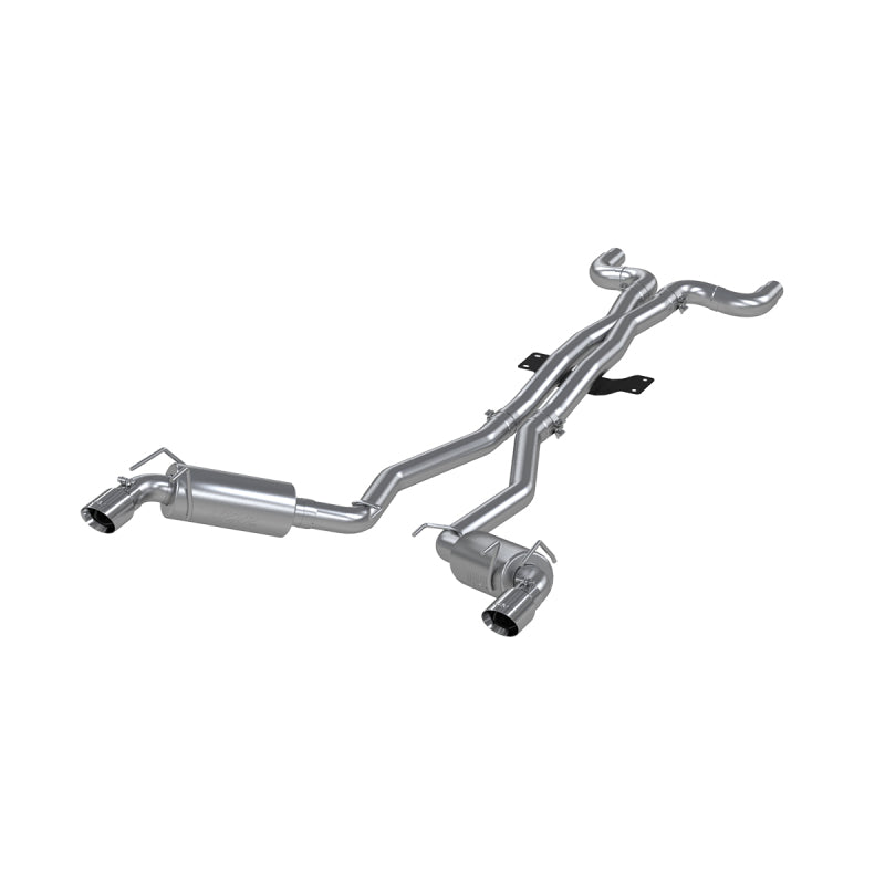 MBRP 2010 Chev Camaro V8 6.2L 6 Speed Dual Cat Back Round Tips (11 Conv. MUST purchase mbrpAD1710) - S7018409