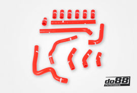 do88 02-04 Audi RS6 4.2L BiTurbo (C5) Crankcase Vent Hoses - Red - DO88-KIT192R