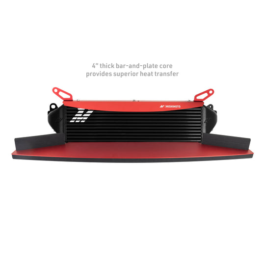 Mishimoto 2023+ Toyota GR Corolla Intercooler & Pipe Kit - Black Cooler - Red Pipes - MMINT-GRC-23KBKRD