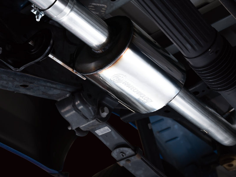 AWE Tuning 0FG 21+ Ford F150 Dual Side Exit Cat-Back Exhaust- 4.5in Chrome Silver Tips - 3015-22067