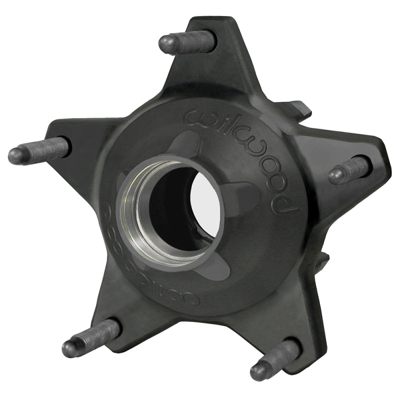 Wilwood hub starlite 55 std front long stud black - 270-6735BLS