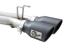 Load image into Gallery viewer, aFe Rebel Series Cat-Back 2.5in Dual Center Exit SS Exhaust w/ Black Tips 07-14 Jeep Wrangler V6 - 49-48054-B