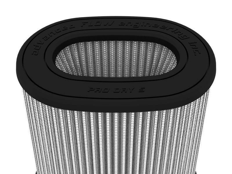 aFe MagnumFLOW Air Filter ProDry S 6.75inX4.75in F x 8.25inX6.25in B (INV) x 7.25X5in T (INV) x 9in - 21-91092