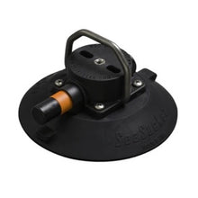 Load image into Gallery viewer, SeaSucker 6in. SeaSucker w/Flat-Top Stainless Steel D-Ring - Black - VM1014B-6