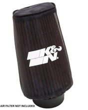 Load image into Gallery viewer, K&amp;N Filter Wrap Drycharger Oval Tapered Black - 3.25in Base I/S Width x 2.5in Top I/S Width x 7in H - SN-2560DK
