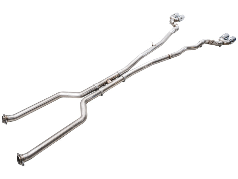 AWE Tuning BMW G90/G99 M5 Track Edition Cat-Back Exhaust - Chrome Silver Tips - 3020-42790