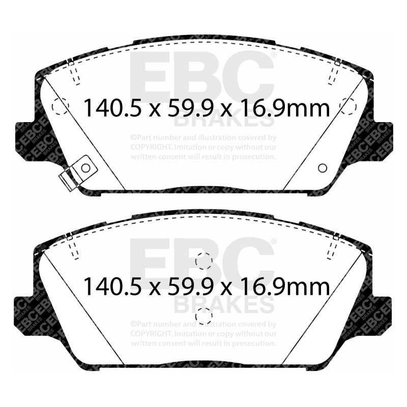 EBC S4 Brake Pad and Rotor Kit - S4KF1917