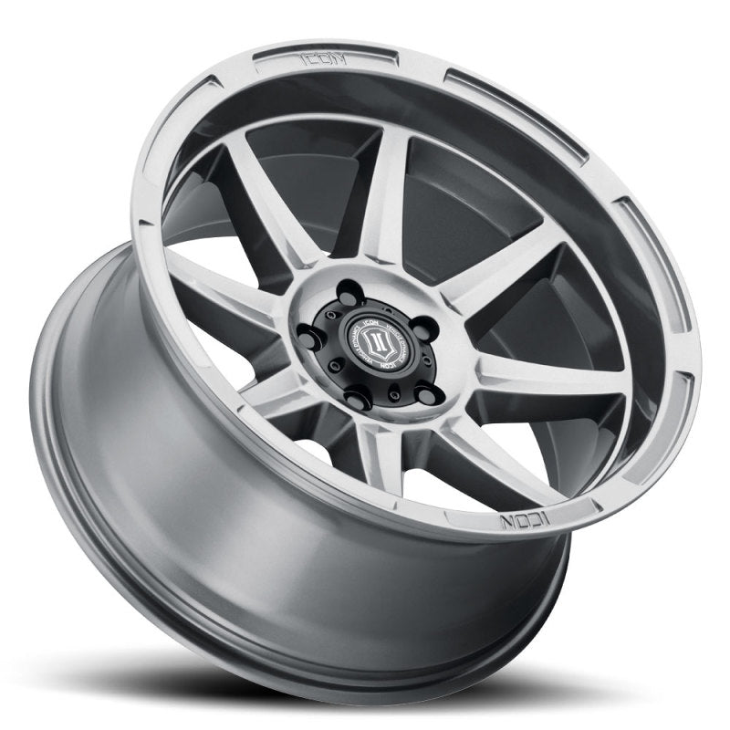 ICON Bandit 20x10 6x135 -24mm 4.5in BS 87.10mm Bore Gun Metal Wheel - 6020106345GM