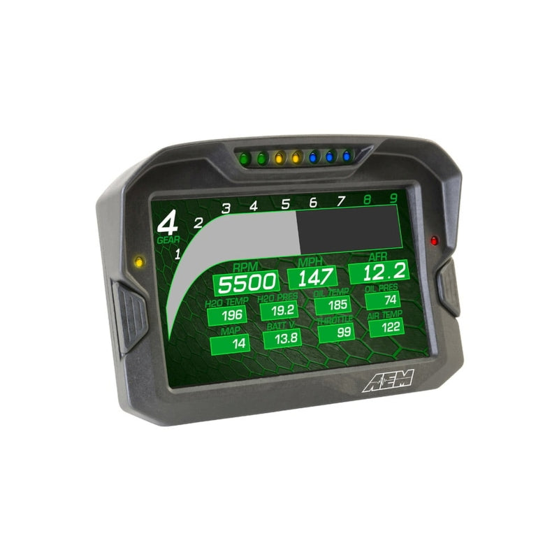 AEM CD-7 Non Logging Race Dash Carbon Fiber Digital Display (CAN Input Only) - 30-5700