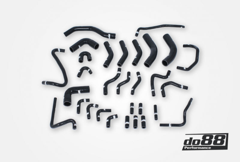 do88 02-04 Audi RS6 4.2L BiTurbo (C5) Vacuum Hoses - Black - DO88-KIT193S