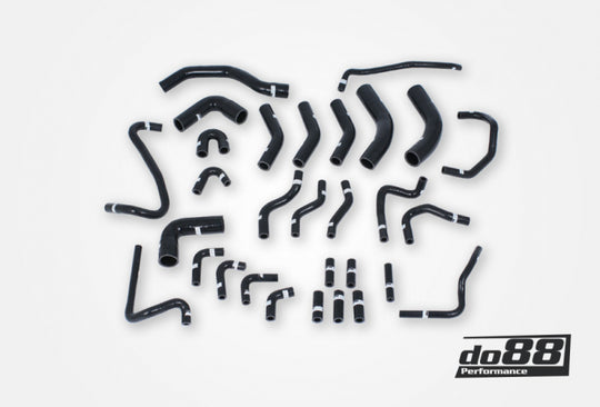 do88 02-04 Audi RS6 4.2L BiTurbo (C5) Vacuum Hoses - Black - DO88-KIT193S