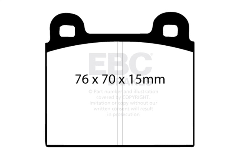 EBC Racing 75-82 Ferrari 308 RP-1 Race Front Brake Pads - DP8103RP1