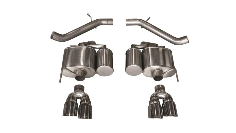 Corsa 2016-2019 Cadillac ATS-V 3.6T 4in Polished Sport Axle-Back Exhaust - 14478