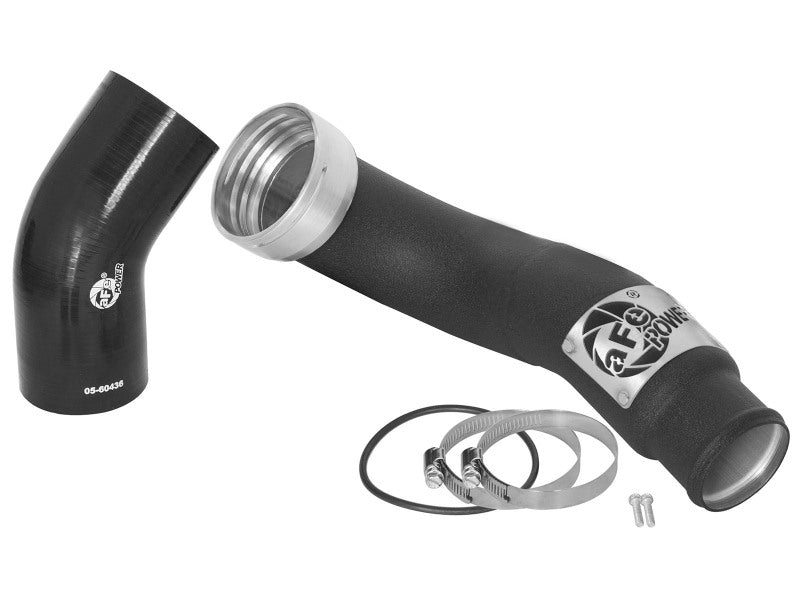 aFe BladeRunner 3in Black Intercooler Tube Cold Side w/ Couplings & Clamps 11-13 BMW 335i 3.0L (t) - 46-20249-B