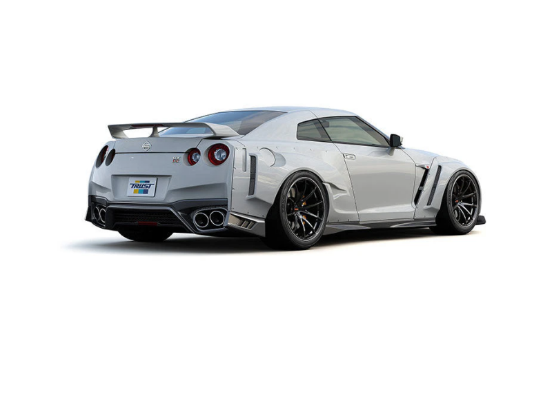 GReddy 2017+ Nissan GTR R35 GRacer Rear Over-Fender Set - 17520251