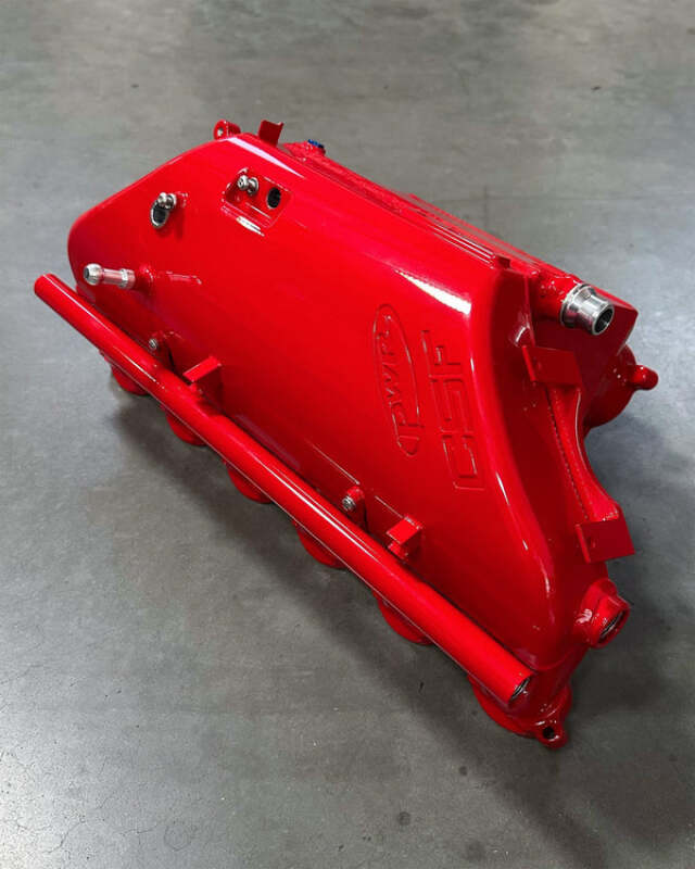 CSF BMW M2/M3/M4 S58 (G8X) Charge-Air Cooler Manifold - Astatic Red - 8233AR