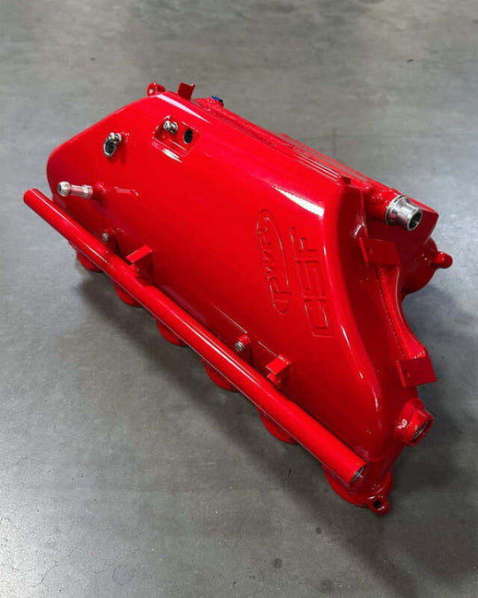 CSF BMW M2/M3/M4 S58 (G8X) Charge-Air Cooler Manifold - Astatic Red - 8233AR