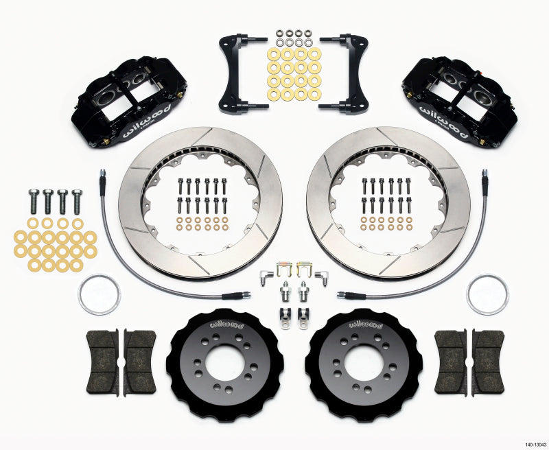 Wilwood Narrow Superlite 6R Front Hat Kit 13.06in 2008-up Hyundai Genesis Coupe w/Lines - 140-13043