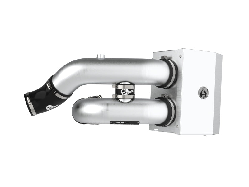 aFe Rapid Induction Pro 5R Cold Air Intake System Brushed 21-22 Ford F-150 Raptor V6-3.5L (tt) - 52-10015RH