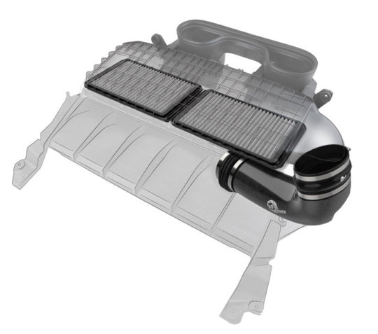 aFe Super Stock Carbon Fiber Pro Dry S Induction System 2021 RAM 1500 TRX V8-6.2L SC - 55-10014DC