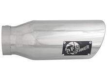 Load image into Gallery viewer, aFe MACH Force-XP 304 SS Single Wall Polished Exhaust Tip Pair 4in Inlet x 6in Outlet x 15in L - 49T40606-P15