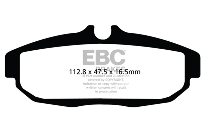 EBC 12 Ford Mustang 5.8 Supercharged (GT500) Shelby Yellowstuff Rear Brake Pads - DP41894R