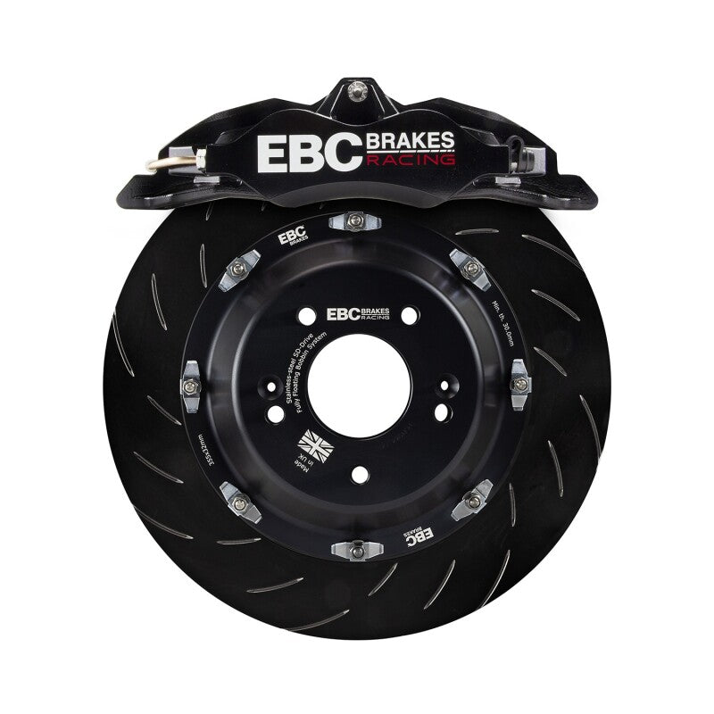 EBC Racing 92-00 BMW M3 (E36) Black Apollo-4 Calipers 355mm Rotors Front Big Brake Kit - BBK003BLK-2