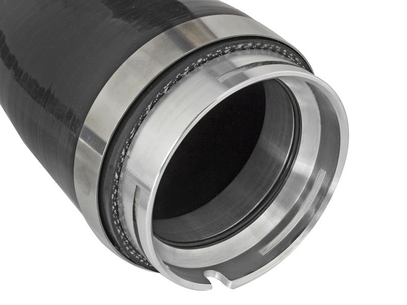 aFe BladeRunner 2.5in Black IC Tube Hot Side w/ Coupling & Clamp Kit 2016 GM Colorado/Canyon 2.8L - 46-20268-B