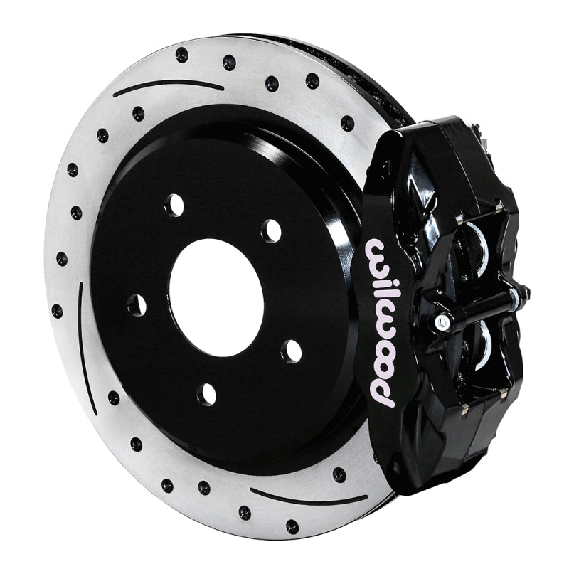 Wilwood kit rear DPC5/6 vette 97-04 all C5 12.00 rotor SRP black W/PADS & lines - 140-17670-D